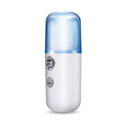Kayra Decor Nano Mist Spray, Portable USB Handy Mist Sprayer Moisturizing & Hydrating for Skin Care, Makeup, 30ML