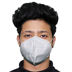 ORILEY N95 CE & ISO Certified 5 Layer Disposable Face Mask with Nose Pin for Men & Women (2 PCS)