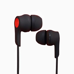 SEF Powerful Wired Headset with Rubber Technology Inspired Earphones with Mic Deep Bass Stereo for All Smartphone