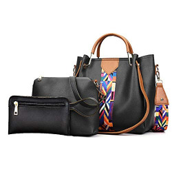 MARK & KEITH Women's Handbag (MBG 0581 BK_Black)