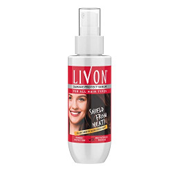Livon Damage Protect Serum for Women & Men|Protection Upto 250C & 2X Less Hair Breakage| with Heat Activated Proteins | 100 ml