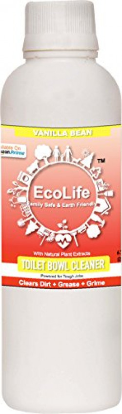 ECOLIFE 100% Natural Toilet Bowl Cleaner, Vanilla Bean (200ml)
