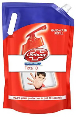 Lifebuoy Total 10 Active Silver Formula-Germ Protection Handwash Refill, 1.5 L 5% off