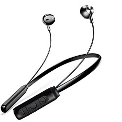 pTron Tangent Pro Magnetic in-Ear Wireless Bluetooth Headphones with Mic - (Gray and Black)