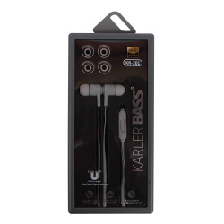 Karler Bass KR 201 with Great Bass and Extra Ear Buds (Grey)