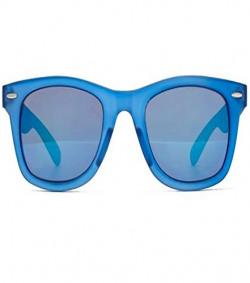 Y&S Unisex Goggles UV Protected Sunglasses for Men Women Boys Girls Pack in (blue-lense-blue-frame-wayf-single) (55)