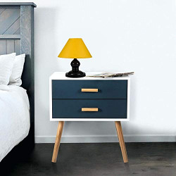 tu casa Table Lamp | Home Decor Items for Living Room | Metal Table Lamp | Bedside Lamps for Bedroom | Lamps | Room Dcor | Night Lamp | Housewarming Gifts for New Home (Yellow Shade)