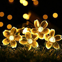 Itmumbai 16 LED Blossom Fairy String Lights for Outdoor, Home Decoration (Yellow)