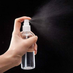 FEMINGO® 100ML Empty Plastic Random Color Refillable Fine Mist Spray Bottle for Multipurpose Like sanitizing(Pack of 1)