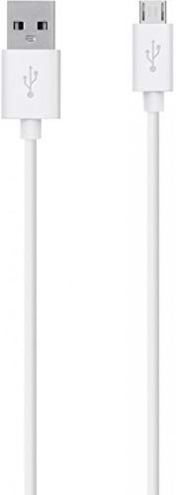 Belkin Micro-USB 2.0 A Charge and Sync Cable for Android Smartphones, Tablets & Other Devices, 4 Feet (1.2 Meters) - White