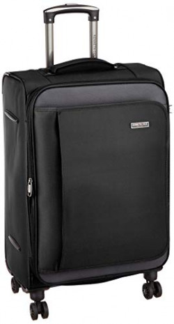 Kenneth Cole New York Fabric 24  Black Softsided Check-in Luggage