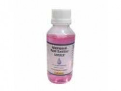 Saferub 75% Alcohol Based Hand Sanitizer WHO recommended formula, 100ml Rs. 50 - Amazon