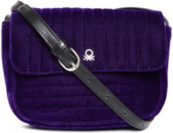 United Colors of Benetton Purple Sling Bag