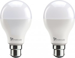 Syska Led Lights 18 W Standard B22 LED Bulb(White, Pack of 2)