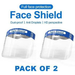 healventure Full Face Shield Mask Full Face Shield Mask - Eyes /Nose Protection Helmet Safety Visor (Size - Free Size) Safety Visor(Size - FREE)
