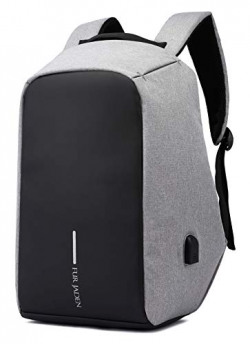 FUR JADEN Anti Theft Backpack 15.6 Inch Laptop Bag with USB Charging Port For Men Women Boys Girls