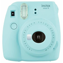 (Renewed) Fujifilm Instax Mini 9 Instant Camera (Ice Blue)
