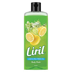 Liril Lemon and Tea Tree Oil Body Wash with Long Lasting Fragrance|| Glycerine|| Paraben Free|| Extra Foam|| 250 ml