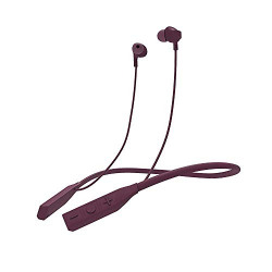 (Renewed) Wings Glide Neckband Latest Bluetooth 5.0 Wireless Earphones Headphones Earbuds 10 Hours Playtime Built-in Woofers for Extra Bass and Siri Google Assistant Control (Burgundy)