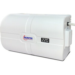 Microtek Smart EM4160+ Digital Display For Inverter AC upto 1.5Ton (160V-285V) Voltage Stabilizer(White)