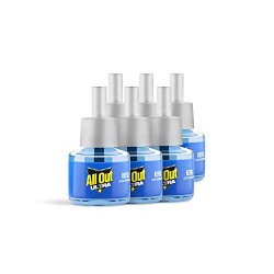 All Out Ultra Liquid Vaporizer, 6 Refills (45ml each) | Kills Dengue, Malaria & Chikungunya Spreading Mosquitoes| India's Only Mosquito Killer Brand Recommended by Indian Medical Association