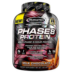 MuscleTech Performance Series Phase 8 Protein - 4.6 lbs (2.09 kg) (Milk Chocolate)