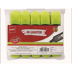 Cello Highlighter Refresh - Pack of 100 (Yellow)