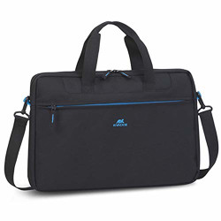 RivaCase Regent 8037 Black Laptop Bag 15.6" Inches Smart Design Durabi