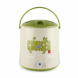 Cello Cruiser Plastic Insulated Water Jug, 20 litres, Green