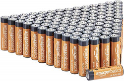 Amazon Basics Amazonbasics Aa Performance Alkaline Non-Rechargeable Batteries (100-Pack) - Appearance May Vary