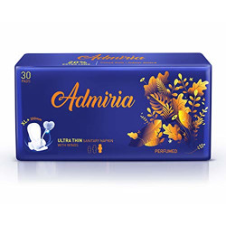 Admiria Ultra Thin Cloud Soft Sanitary Pad / Napkins - Extra Large (XL+) (Pack of 30)
