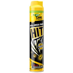 HIT Flying Insect Killer - Mosquito & Fly Killer Spray (700ml) | Lime Fragrance | Instant Kill | Protection from Dengue & Malaria