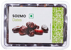 Amazon Brand - Solimo Fresh Dates 500g | Khajur Dry Fruit | Natural Sweetener | No Preservatives or Additives