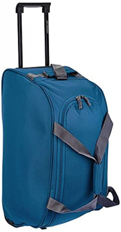 Aristocrat Polyester 28 Cms Wheel Travel Duffle Bag (Teal Blue)