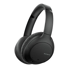 (Renewed) Sony WH-CH710N Noise Cancelling Wireless Headphones : Bluetooth Over The Ear Headset with Mic for Phone-Call, 35 Hours Battery Life, Quick Charge and Google Assitant - Black