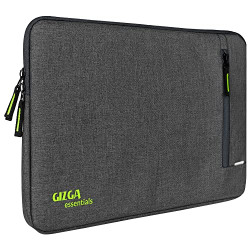 Gizga Essentials laptopss Bag Sleeve Case Cover Pouch for 15.6 Inch laptopsss MacBook, Office/ College laptopss Bag for Men & Women, Side Handle, Multiple Pockets, Water Repellent, Shock Absorber, Grey