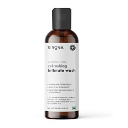 Sirona Natural Intimate Wash for Women  100 ml | Liquid Wash Prevents Dryness, Itchiness, Bad Odour & Irritation