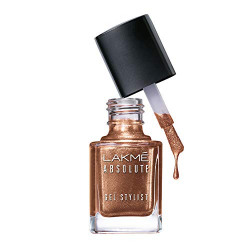 Lakm Absolute Gel Stylist Nail Color, Gold Dust, 12 ml
