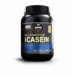 Optimum Nutrition (ON) Gold Standard 100% Casein Protein Powder - 2 lbs, 907 g (Chocolate Supreme)