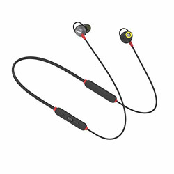 (Renewed) Infinity (JBL) Glide 120 Metal in-Ear Wireless Earphones, with Bluetooth 5.0 and IPX5 Sweatproof (Black and Red)