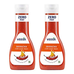Veeba Sriracha Chilli Garlic Sauce, 320g - Pack of 2