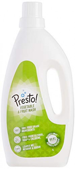 Amazon Brand - Presto! Vegetable & Fruit Wash - 1L