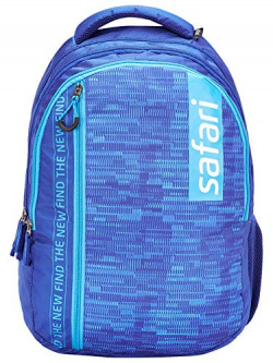 SAFARI 28.5 Ltrs Blue Laptop/Casual/School/College Backpack (BUZZER19CBBLU)
