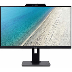Acer B227Q 21.5" IPS LED Full HD Monitor - Inbuilt HD Web CAM with MIC - Height Adjustment Pivot - 2W X 2 Speakers with Eye Care Features & Suitable for Work from Home - Study from Home