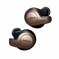 Jabra Elite 65t Alexa Enabled True Wireless Earbuds with Charging Case, 15 Hours Battery, Copper Black, Designed in Denmark
