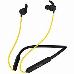 Noise Tune Active Bluetooth Wireless Headset with Upto 10 Hour Playtime, IPX5 Water Resistant, 10mm Dynamic Drivers for Great Wireless Sound (Pop Yellow)