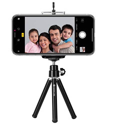 Everycom Mini Tripod with Mount Compatible with All Mobile Phones and Digital Camera - Black