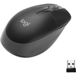 Logitech M190 Wireless Optical Mouse(USB 2.0, USB 3.0, Charcoal)