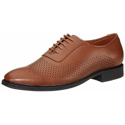 Amazon Brand - Symbol Men's Tan PU Formal Shoes - 8 UK (AZ-KY-338)
