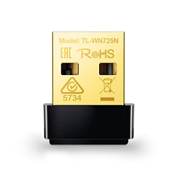 TP-Link USB WiFi Adapter for PC(TL-WN725N), N150 Wireless Network Adapter for Desktop - Nano Size WiFi Dongle Compatible with Windows 11/10/7/8/8.1/XP/ Mac OS 10.9-10.15 Linux Kernel 2.6.18-4.4.3